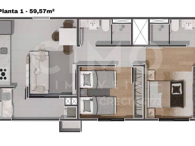 #1211 - Apartamento para Venda em Balneário Piçarras - SC - 3