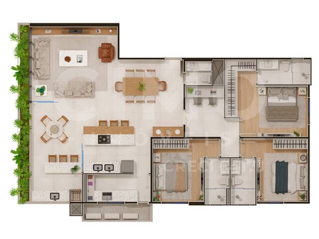 #1925 - Apartamento para Venda em Blumenau - SC - 2